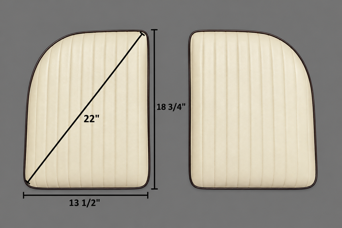 Boston Whaler Classic Outrage 17' Stern Seat Cushions (Pair)