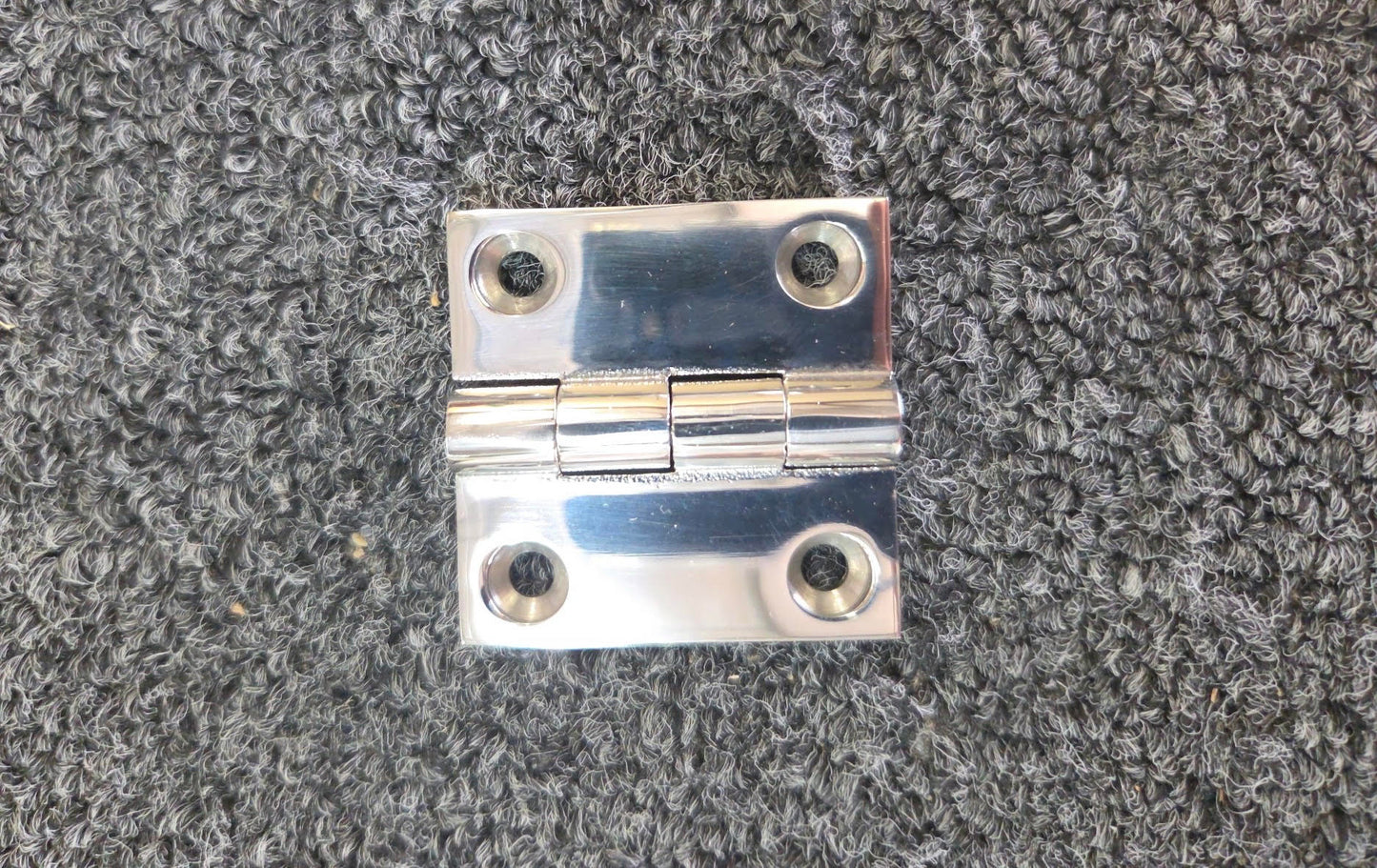 Door Hinge, 2" Equal - Polished 316 Stainless Steel