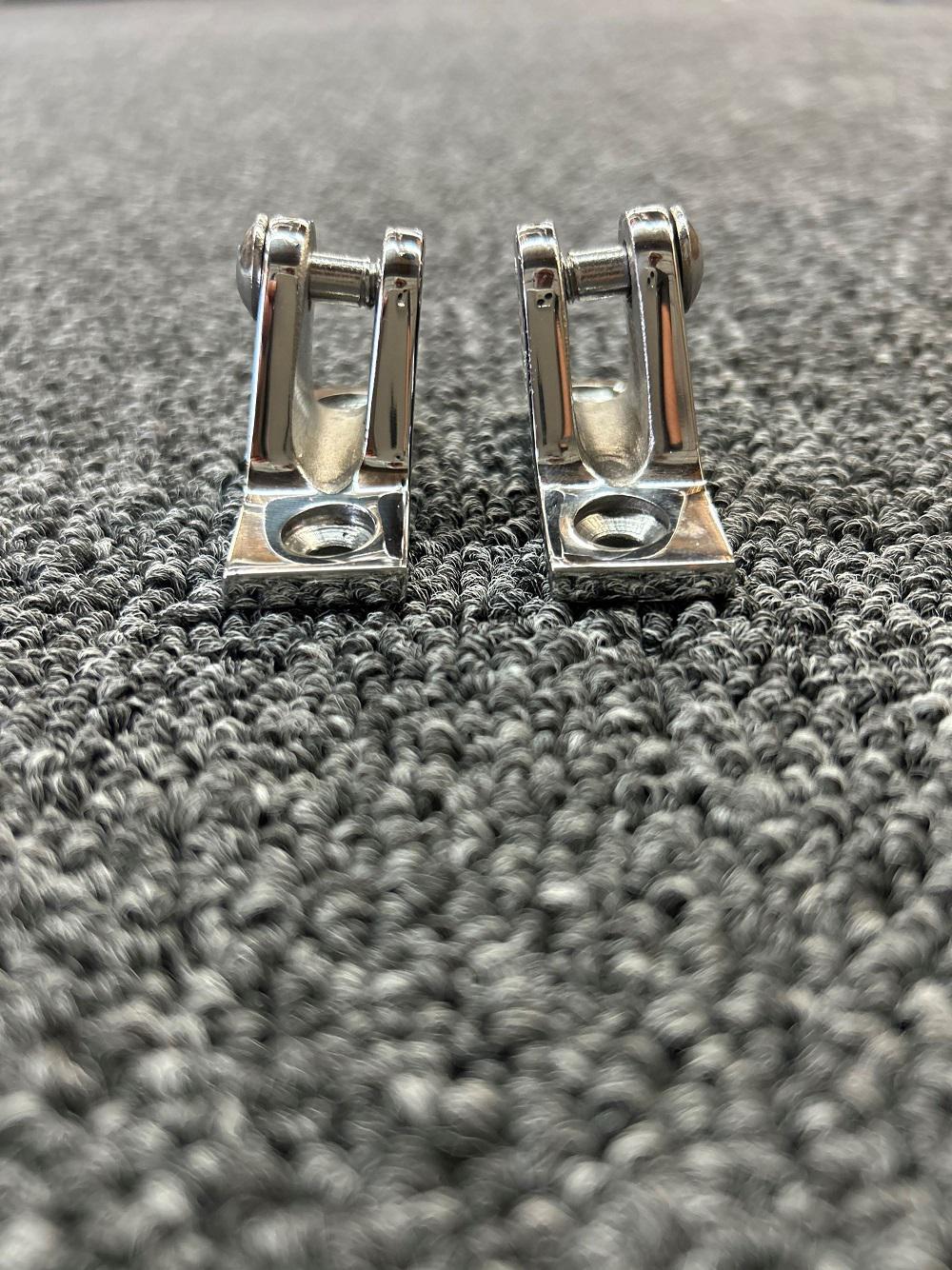 Boston Whaler Bimini Top Gunnel Mount (Pair) For Classic Hulls