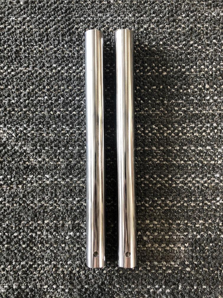 Pair Of 10" Uprights For Side Rails In Sport Conversion To Super Sport/Deluxe/40Th Anniversary