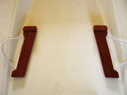 Boston Whaler Teak Montauk Cooler Chocks - 70Qt - 100Qt Coolers