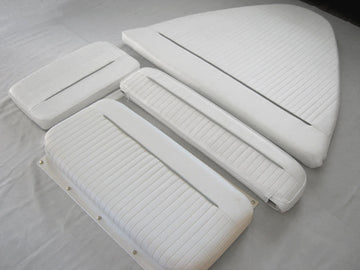 Boston Whaler Dauntless 13' Complete Cushion Set (Bright White)