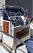 Boston Whaler Montauk/Outrage Acrylic Windshield - Blue Smoke