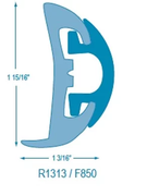 Boston Whaler 2 Piece OEM Rub Rail - Fits Outrage 17' From 1990-1995 & Outrage 18' - 25' From 1978-1992