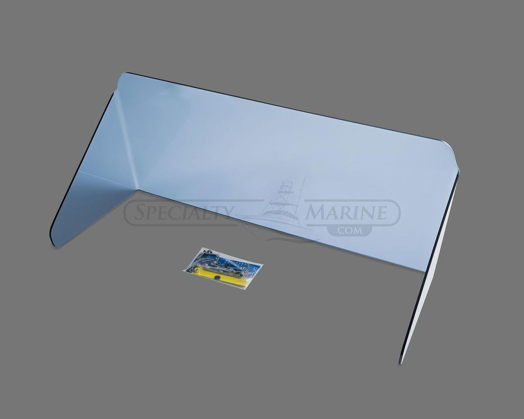 Boston Whaler Montauk/Outrage Acrylic Windshield - Blue Smoke