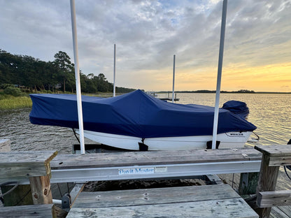 Discounted Boston Whaler 170 Montauk Custom-Fit Boat Cover (2002-2006)- final sale