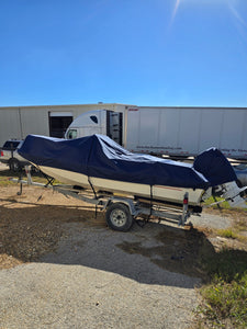 Boston Whaler Classic 17' Custom-Fit Boat Cover (1963-1999)