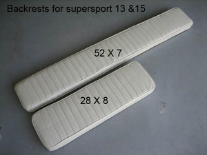 BACKREST CUSHIONS - CLASSIC BOSTON WHALER SUPER SPORT 13' and 15'