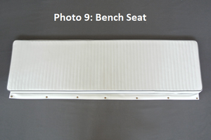 Boston Whaler Dauntless 13' Complete Cushion Set (Bright White)