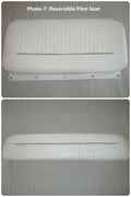 Boston Whaler Dauntless 13' Complete Cushion Set (Bright White)