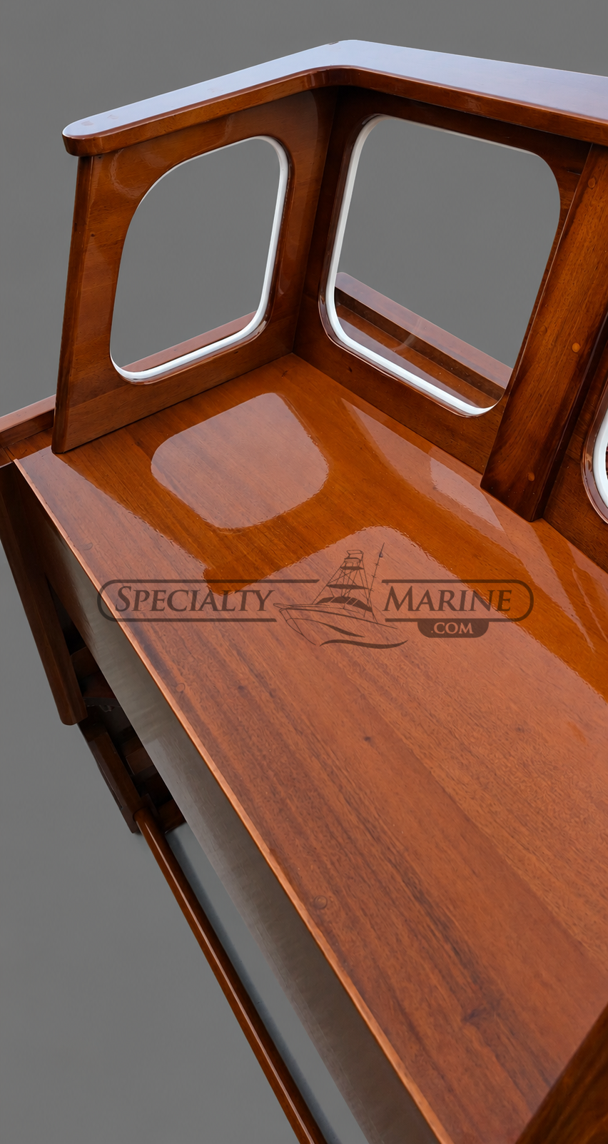 Boston Whaler 16'/17' Nauset, Sakonnet Or Eastport Mahogany Console Complete With Windshield