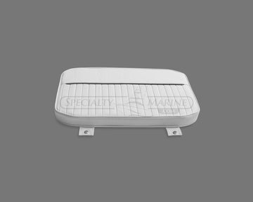 Cooler Cushion - 70Qt for Dauntless, 150/170 Montauk, And Others- Igloo Marine Ultra or Marine Elite New Style (2023) (White with Grey Piping)