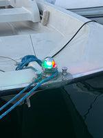 Perko for Boston Whaler Classic Bow Light (1985-2002), Navigation Light With Chock (Led) 316 Stainless
