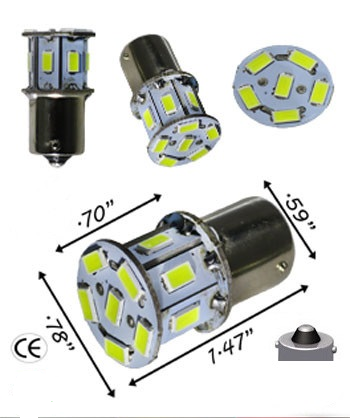 Boston Whaler Classic Stern Light And Outrage Navigation Lights Single Prong Led Bulb Only+