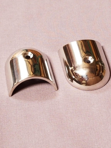 Boston Whaler 316 Stainless Rub Rail End Caps (Pair) - Classic 9'-17' Hull