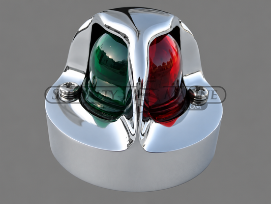 Boston Whaler Classic Bow Light (1958-1984), Navigation Light (Led) 316 Stainless; *Not Perko*