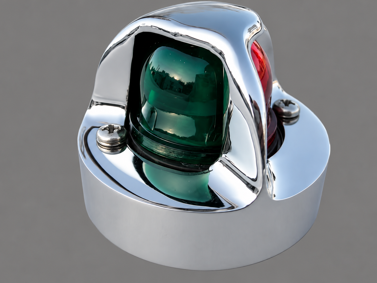 Boston Whaler Classic Bow Light (1958-1984), Navigation Light (Led) 316 Stainless; *Not Perko*