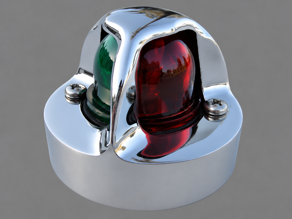 Boston Whaler Classic Bow Light (1958-1984), Navigation Light (Led) 316 Stainless; *Not Perko*