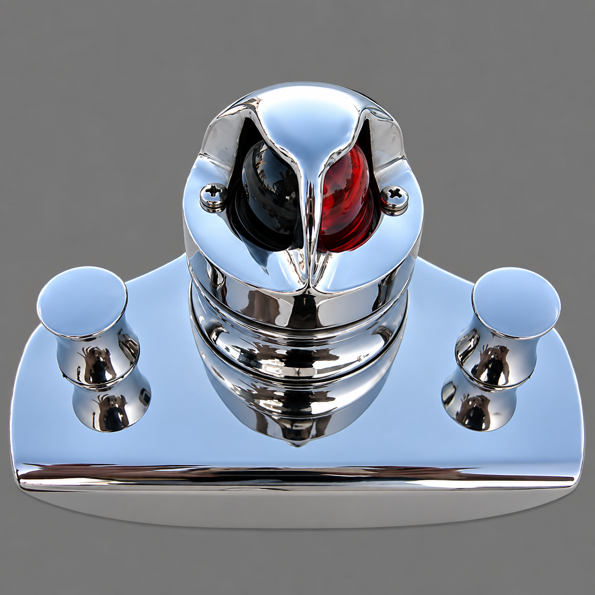 Boston Whaler Classic Bow Light (1958-1984), Navigation Light With Chock (Led) 316 Stainless *Not Perko*