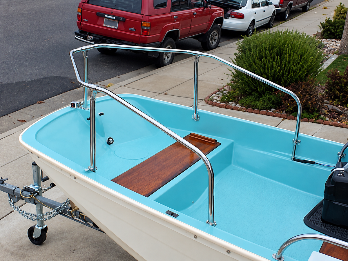 Boston Whaler Classic 13' Bow Rail - OEM Style