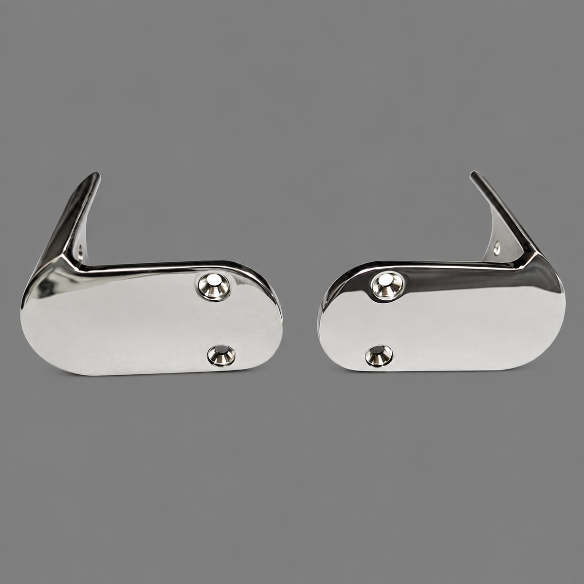Boston Whaler 90 Degree Rub Rail End Caps (Pair) - For Classic Outrage 18' - 25' - 316 Stainless
