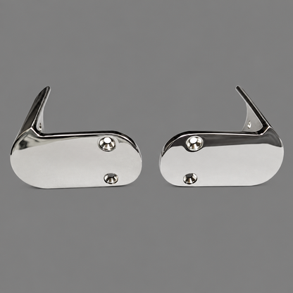 Boston Whaler 90 Degree Rub Rail End Caps (Pair) - For Classic Outrage 18' - 25' - 316 Stainless
