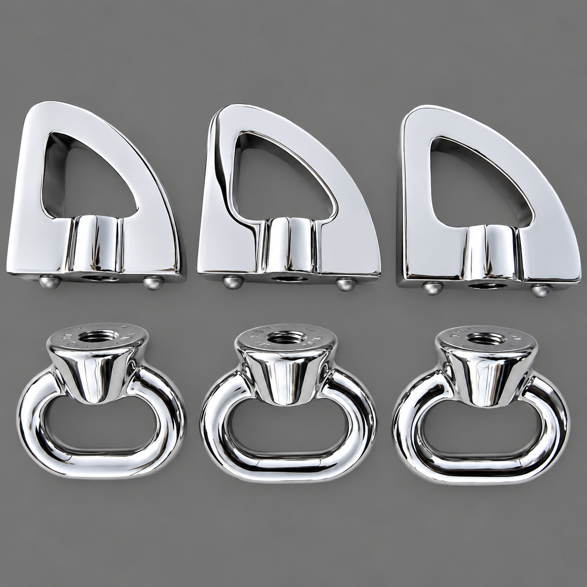 Boston Whaler Bow & Stern Lifting/Towing Eye - Complete Set (316 Stainless)