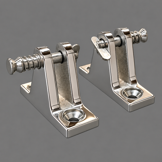 Boston Whaler 90 Degree Bimini Top Gunnel Mount (Pair) For 150 Sport, 170 Montauk (2002-2006), 150 Montauk & 13'-16' Dauntless