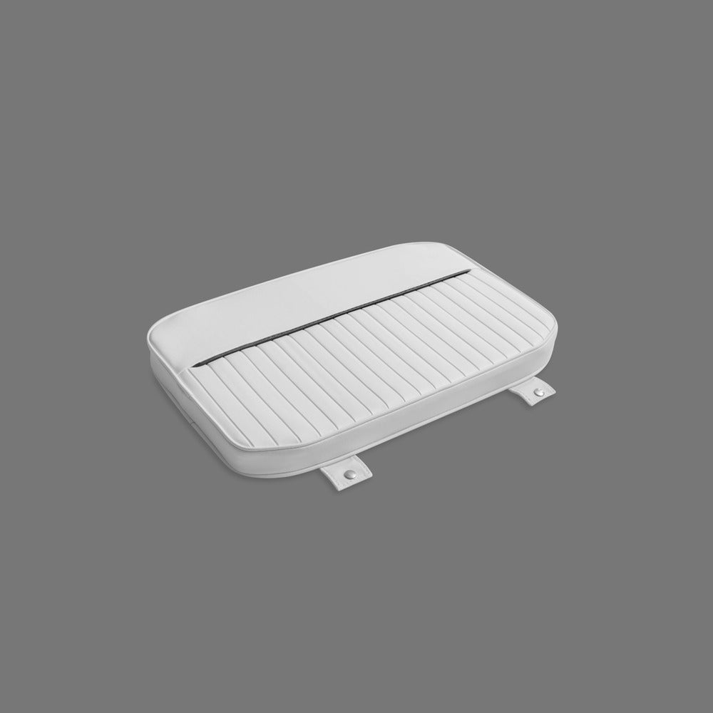 Cooler Cushion - 54Qt for Dauntless, 150/170 Montauk, And Others- Igloo Marine Ultra or Marine Elite New Style (2023) (White with Grey Piping)