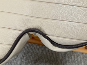 Blemished Boston Whaler 17' Bow Cushion; Montauk, Newport, Sport, Etc.(Parchment)- *Final Sale*