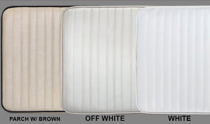 Smooth Parchment Vinyl Pair Of Boston Whaler Rod Holder Cushions - Fits Montauk, Outrage + Others - *Final Sale*