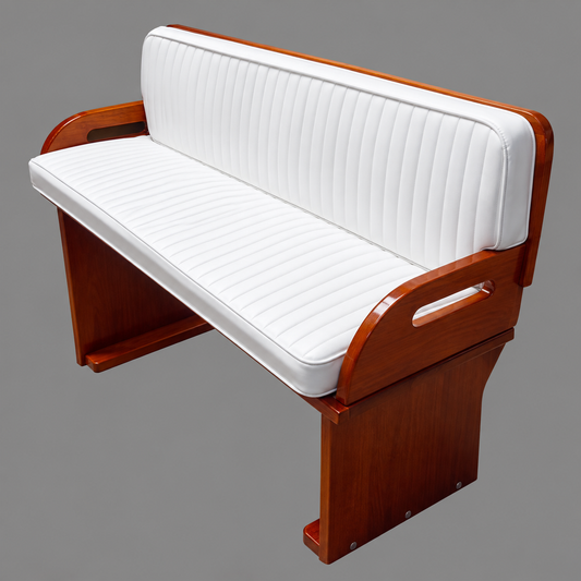 Boston Whaler 16'/17' Nauset, Sakonnet Or Eastport Pilot Seat Cushion Set (Boston Whaler White)
