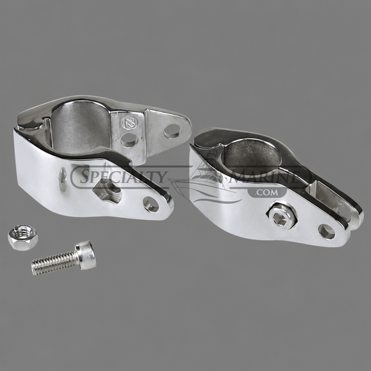 Pair Of 7/8" Bimini Top Rail Mount Jaw Slide