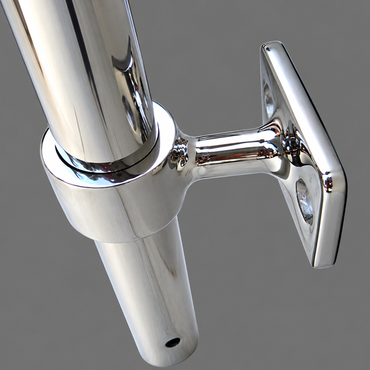 Rail Stanchion "Stand-Off" 90 Degree 1 1/2" Fits Boston Whaler 13'