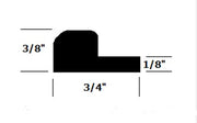 15' WHITE GASKET FOR MAHOGANY CONSOLE WINDSHIELD