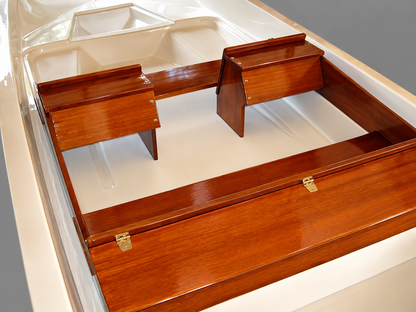 Boston Whaler Super Sport Deluxe Mahogany Wood Interior 13'