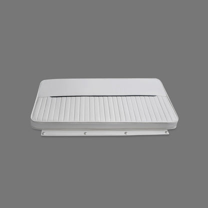 Dauntless, 150/170 Montauk, And Others Marine Cooler Cushion - 45Qt - Yeti 45 Tundra (White with Grey Piping)