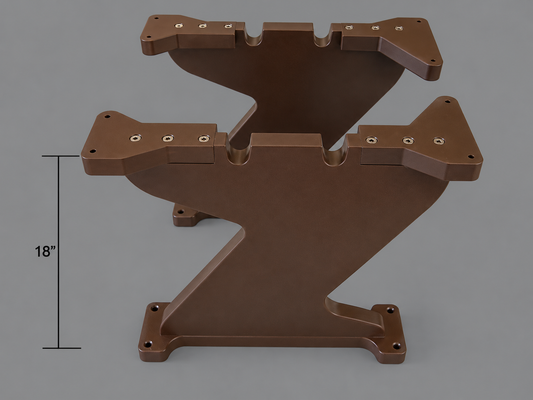 Boston Whaler Z Legs For RPS Seat - Montauk 17, Outrage **Tall Version** Brown