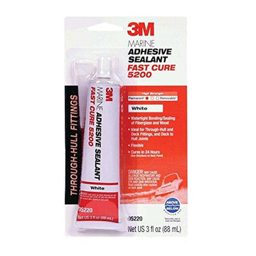 Marine Adhesive Sealant 5200 White 1Oz *Fast Curing* 3M