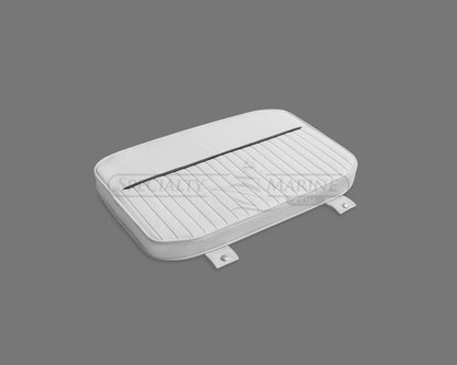 Cooler Cushion - 70Qt for Dauntless, 150/170 Montauk, And Others- Igloo Marine Ultra or Marine Elite New Style (2023) (White with Grey Piping)