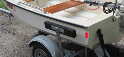316 Stainless Rub Rail End Caps (Pair) - Classic 9'-17' Hull