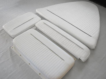 Boston Whaler Dauntless 15' Complete Cushion Set (Bright White)