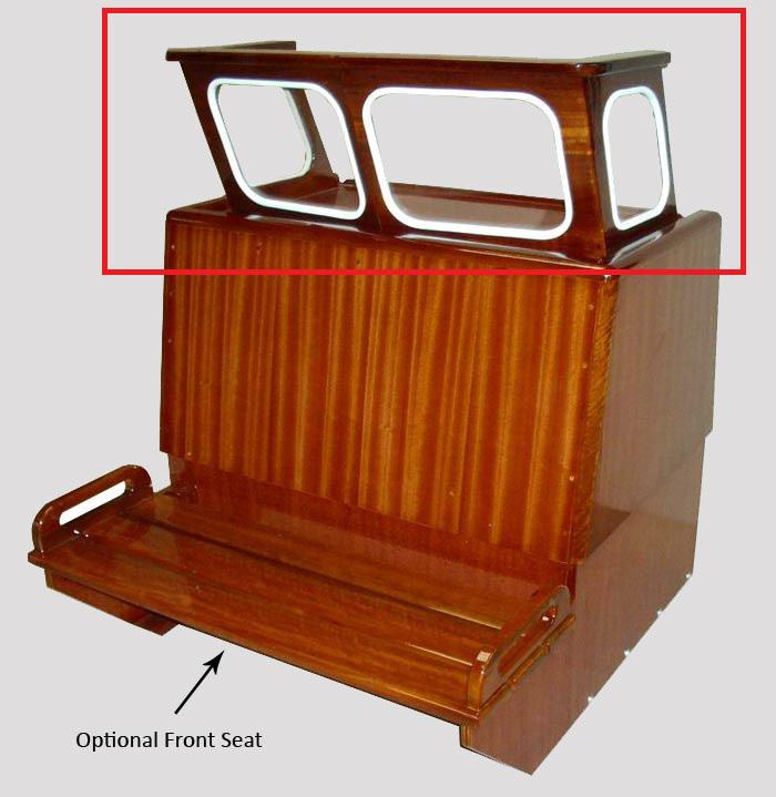 *WINDSHIELD ONLY* FOR EASTPORT, NAUSET MAHOGANY CENTER CONSOLE