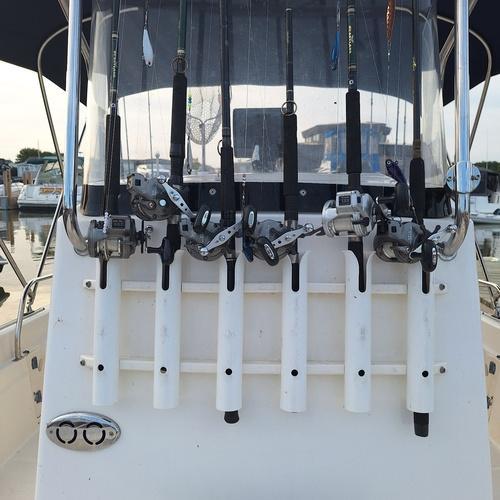 Boston Whaler Dauntless 22' Console Rod Holder Backrest Cushion