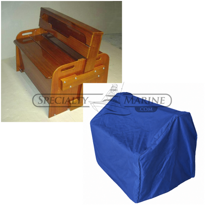 Cover For Boston Whaler 16'/17' Nauset, Sakonnet Or Eastport RPS Seat With Storage