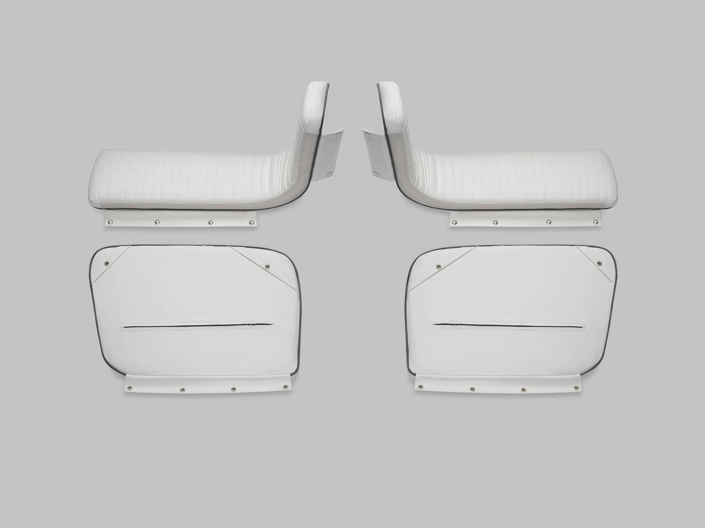 Boston Whaler 17' Dauntless Dual Console Front Passenger Seat/Backrest Cushions