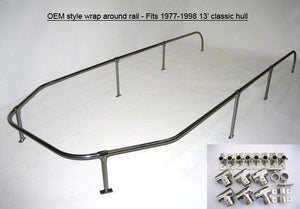 Wrap Around Rail - Classic 13' Boston Whaler (OEM Style) For 1979-1999 Hulls