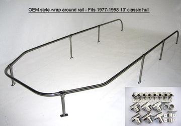 Wrap Around Rail - Classic 13' Boston Whaler (OEM Style) For 1979-1999 Hulls