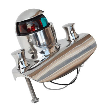 Perko for Boston Whaler Classic Bow Light (2003+), Navigation Light With Chock (Led) 316 Stainless