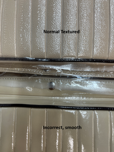 Smooth Parchment Vinyl Backrest Cushion fits front of 13' and 15' Super Sport Console-*Finale Sale*